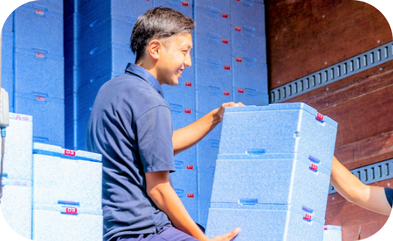 トラックへの荷詰め